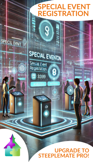 Manage Special Events including Paid events and more with SteepleMate Pro!